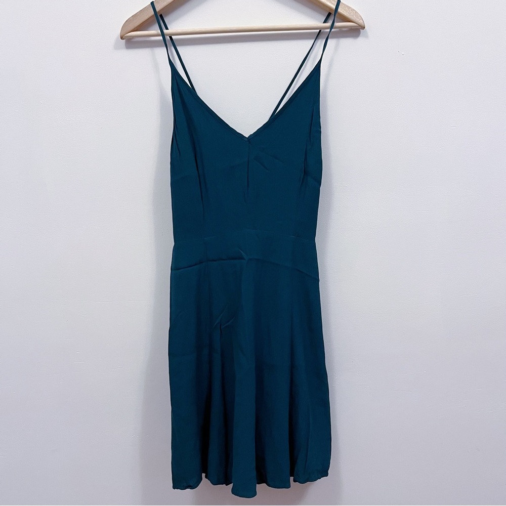 Forever 21 Teal Skater fit and flare Dress sz L